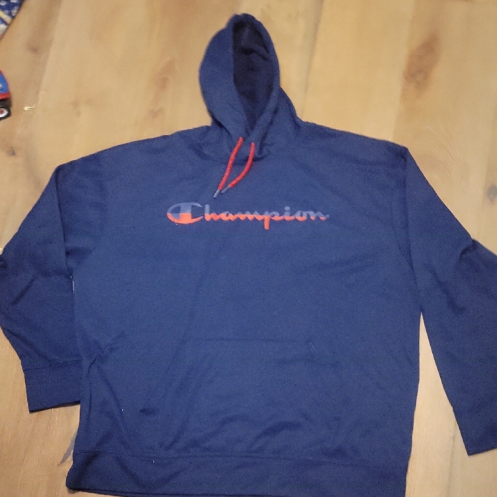 Champion Navy Blue Hoodie Size 2XL